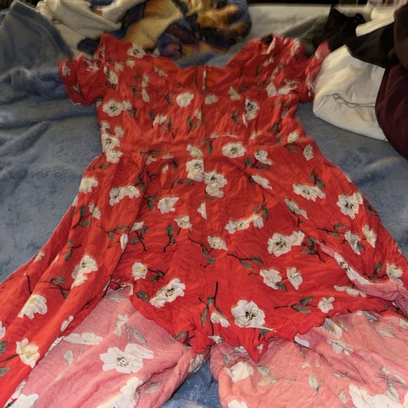 Floral romper dress - Picture 2 of 4